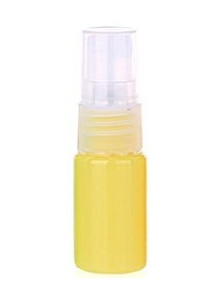 Spray bottle, low shape, 10ml, yellow