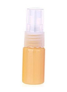  Spray bottle, low shape, 10ml, light brown