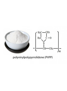 Polyvinylpolypyrrolidone (PVPP, Cross-linked PVP)