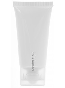 หลอดขาว ฝาพับใส 50ml