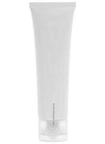  White tube, clear flip cap, 100ml