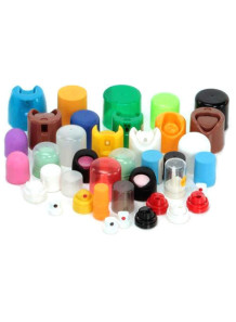  Silicone lids for use with a lid closing machine. Made to order sizes according to the desired lid design.