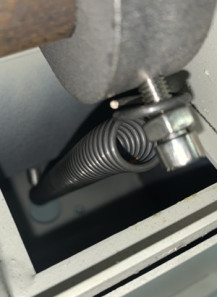  (Spare parts) Spring lever, vertical cream filling machine (hand lever)