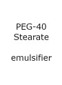 PEG-40 Stearate