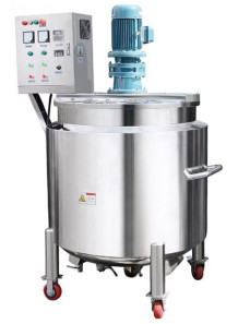  Mixing tank, stirring head with heating, 200 liters