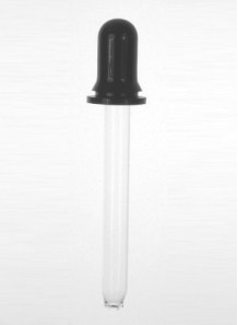  Glass dropper, large drops