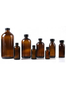 ขวดแก้ว สีชา 120ml ฝากันซึมสำหรับน้ำหอม