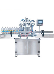  Automatic liquid filling machine (belt) 10-300ml, 4 heads