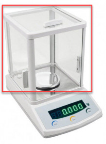 (อะไหล่) ชุดกรอบแก้ว เครื่องชั่ง 0.001/300g