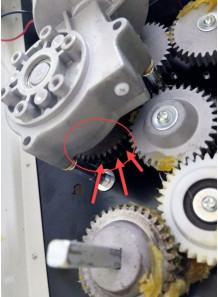  (Spare parts) Main drive gear for belt sealing machine