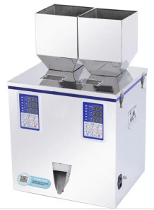 Powder filling machine 1-100 grams, 2 heads (built-in vibrating system, stainless steel)