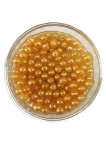 Gold Vitamin E Beads 4mm (Wet)