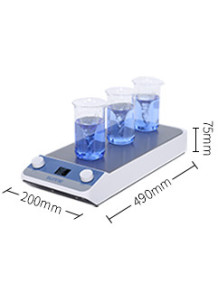  Magnetic Stirrer (Coated Steel, 3ช่อง)