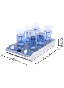  Magnetic Stirrer (Coated Steel, 6ช่อง)