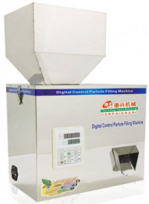 เครื่องบรรจุผง 2-150กรัม (ระบบสั่นในตัว, สแตนเลส)