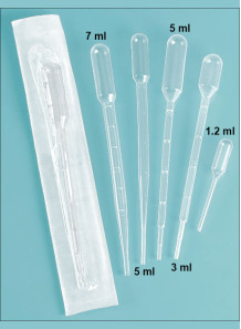  ปิเปตต์ พลาสติก 1มล ฆ่าเชื้อ (Sterile Pipette)