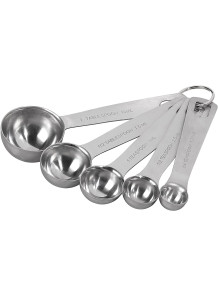  Measuring Spoon Set-5pcs (Stainless steel,1.25,2.5,5,7.5,15ml)