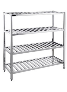  Stainless steel rack, dish drainer, 150x50x150cm