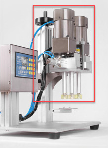  bottle capping machine Semi-automatic, air system for connecting to belt systems