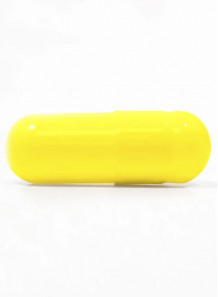 Capsule เปล่า สีเหลือง เบอร์ 0 (10,000 เม็ด ต่อกล่อง)