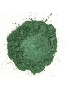  Aquatic Green Mica, dark green, golden iridescent (size A)