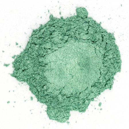 Golden Blue Green Mica เขียว อมฟ้า เหลือบทอง (ขนาด A)