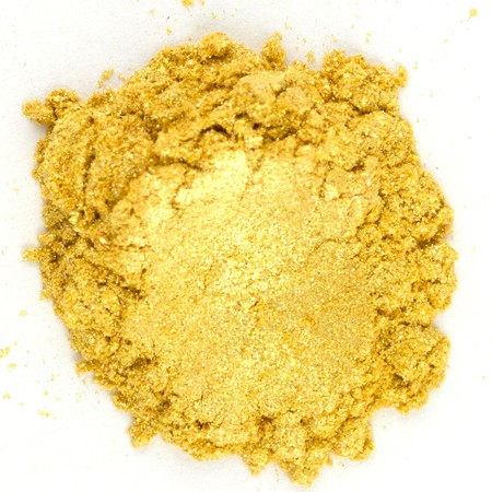 Golden Yellow Mica เหลือง เหลือบทอง (ขนาด A)