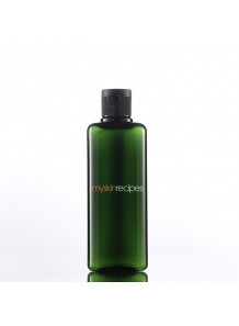 ขวดพลาสติกใส ฝา Flip ดำ 200ml สูง