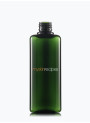  Plastic bottle, green, clear, square, flip cap, black, 200ml