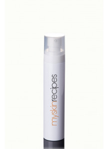 ขวดพลาสติกสีขาว ทรงกลมสูง ฝาปั๊มขาว ครอบใส 100ml
