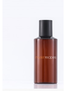 ขวดพลาสติกสีขาว ทรงกลมสูง ฝาปั๊มขาว ครอบใส 100ml