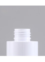  White bottle, round shape, black cap, 100ml