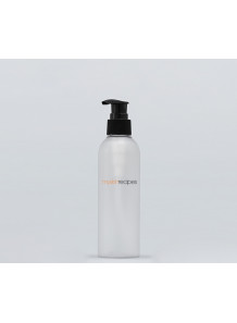 ขวดพลาสติกใส ฝาปั๊ม ขาว ครอบใส 200ml สูง
