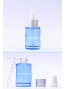ขวดดร๊อปเปอร์ ครีม เจล ของเหลว สีขาว คอเงิน 30ml