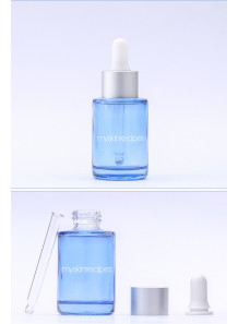  ขวดดร๊อปเปอร์ สีฟ้า คอเงินด้าน 30ml