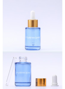 ขวดดร๊อปเปอร์ ครีม เจล ของเหลว สีขาว คอเงิน 30ml