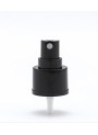  Round tea-colored spray bottle, black cap, clear cover, 150ml