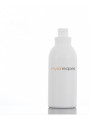  White glass bottle, white cap, 150ml