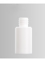  Two-layer pump bottle, white, round, white pump cap, 15ml