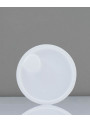  Silver acrylic cream jar, silver lid, 30g