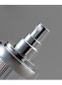  Acrylic pump bottle, silver, 100ml