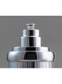  Acrylic pump bottle, silver, 100ml