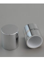  Acrylic pump bottle, silver, 100ml