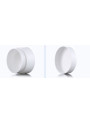  Cream jar, white, white lid, 30g