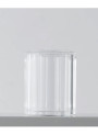  White pump bottle, round shape, gold pump cap, 30ml