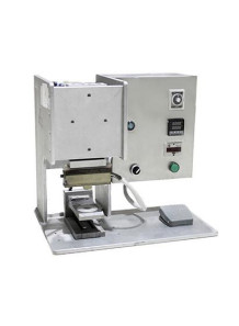  Machine for sealing cork lids, cork pouches, screw cap pouches