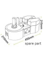 (Spare parts) Gear set, shockproof bubble air bag production machine