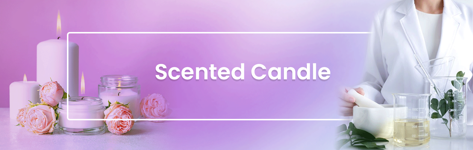 ส่วนผสม และอุปกรณ์ สำหรับทำเทียนหอม scented candle