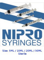 Syringe 5cc (Sterile, Luer Slip)